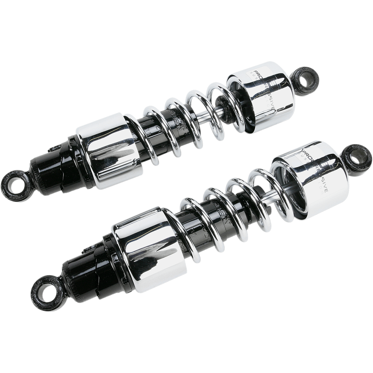 PROGRESSIVE SUSPENSION Shocks 412 Cruiser Series Chrome 13" Standard 4124249C