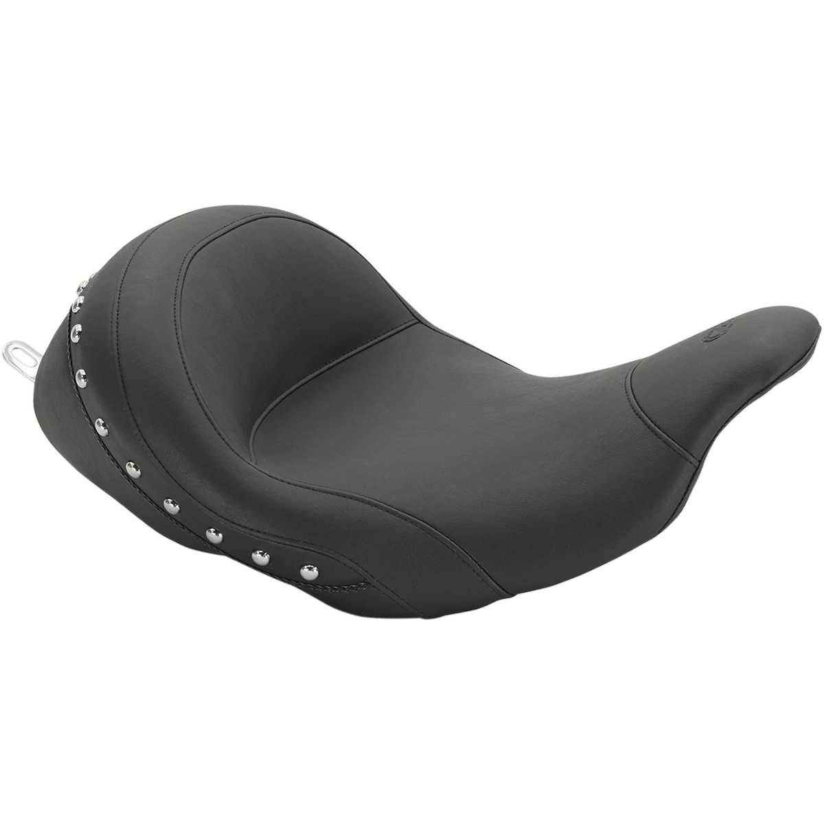 MUSTANG Lowdown Seat with Driver Backrest Chrome Studded 76079