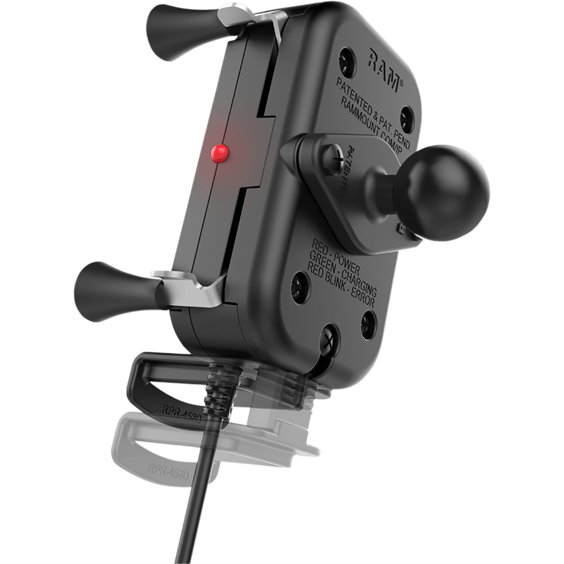 RAM MOUNTS Device Holder Tough-Charge™ Charging Wireless Waterproof X-Grip® Tech