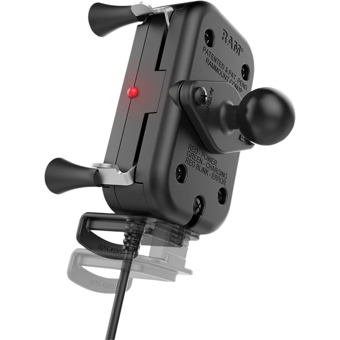 RAM MOUNTS Device Holder Tough-Charge™ Charging Wireless Waterproof X-Grip® Tech