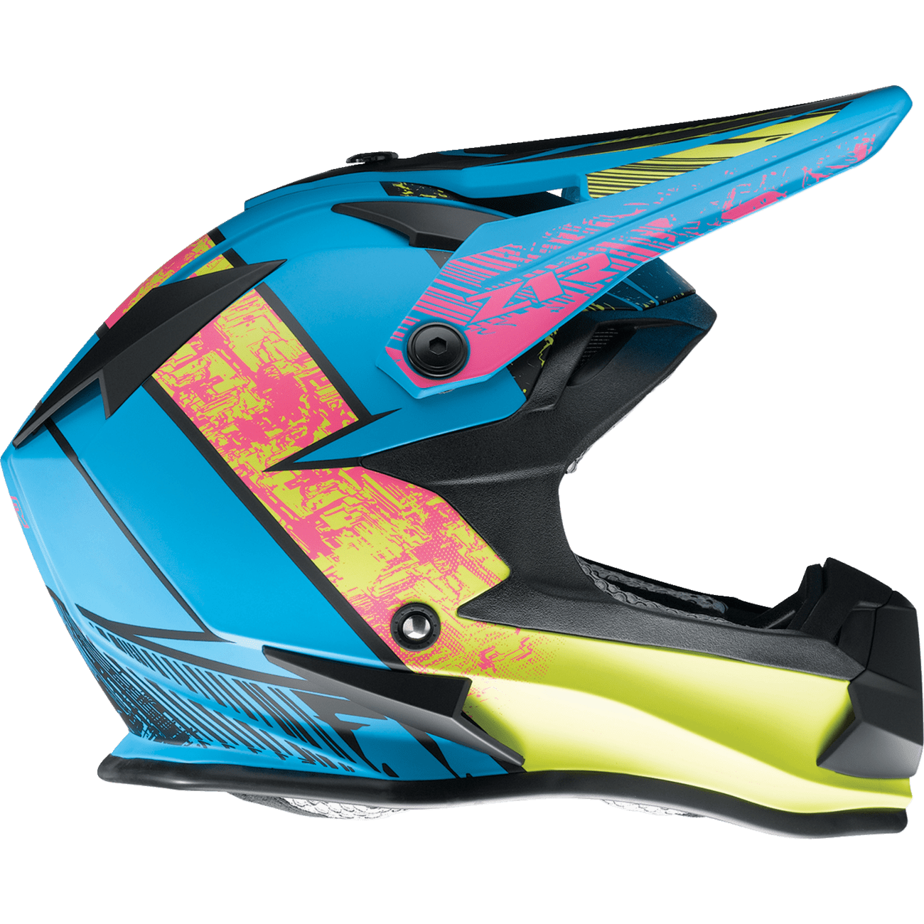 Z1R Youth F.I. Helmet Fractal MIPS® Matte Blue/Hi-Viz Small