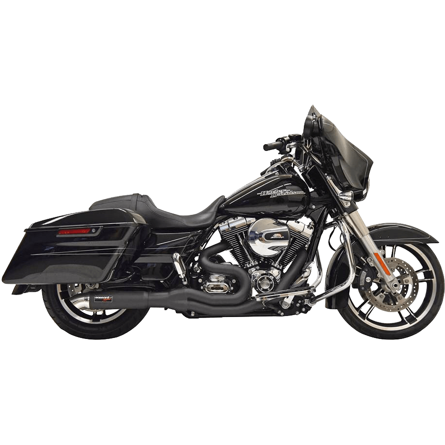 BASSANI XHAUST 2:1 Exhaust Black 1F68B