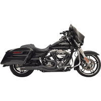 BASSANI XHAUST 2:1 Exhaust Black 1F68B