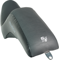 SLYFOX Slyfox Seat Gray Logo Black Vinyl Smooth FXR '82-'00 SlyFox4681B