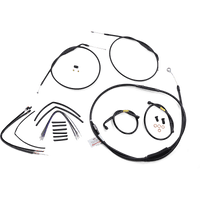 BURLY BRAND Handlebar Cable and Brake Line Kit 14" Wide Glide Gorilla Handlebars B301215