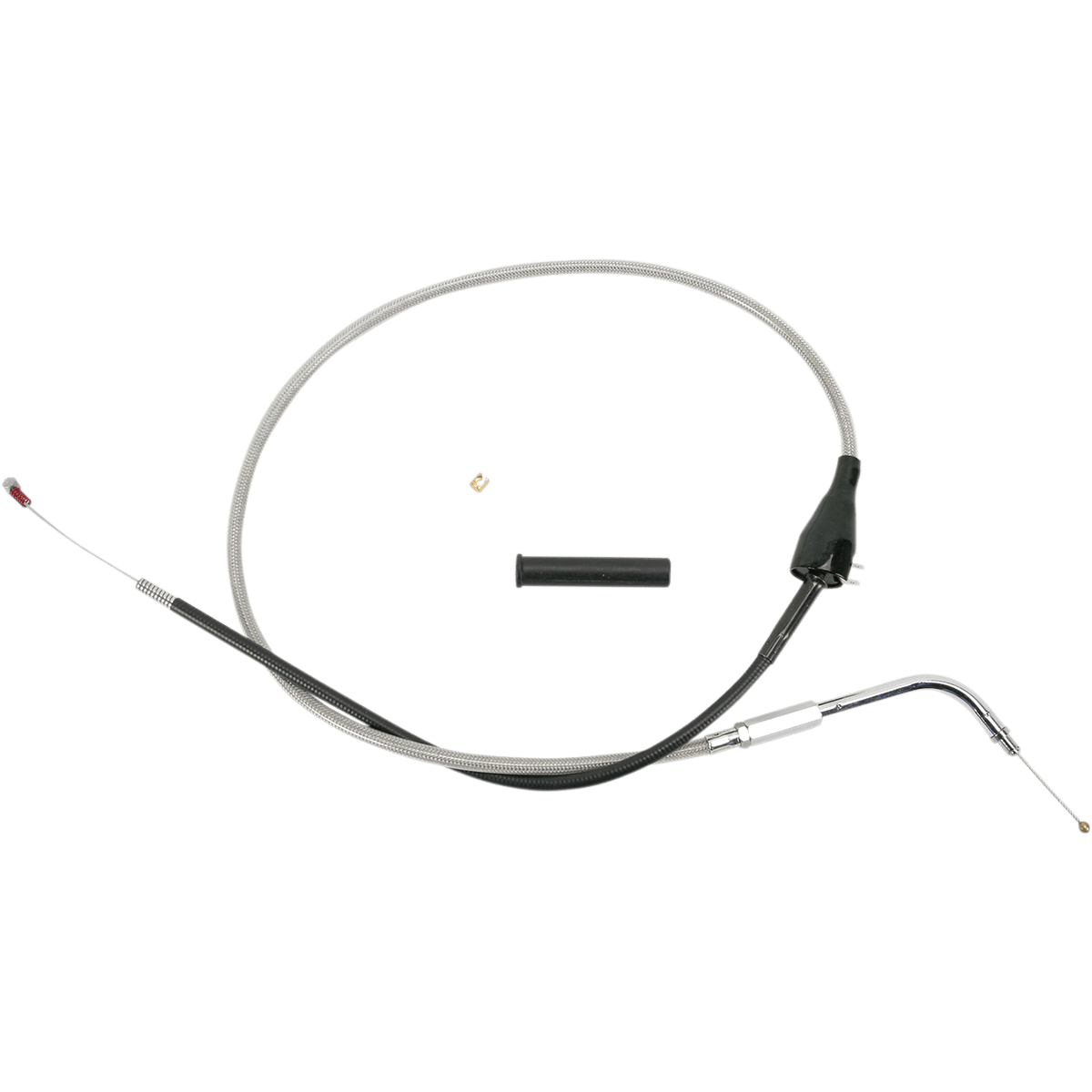 DRAG SPECIALTIES Idle Cable Cruise 38-3/8" Braided