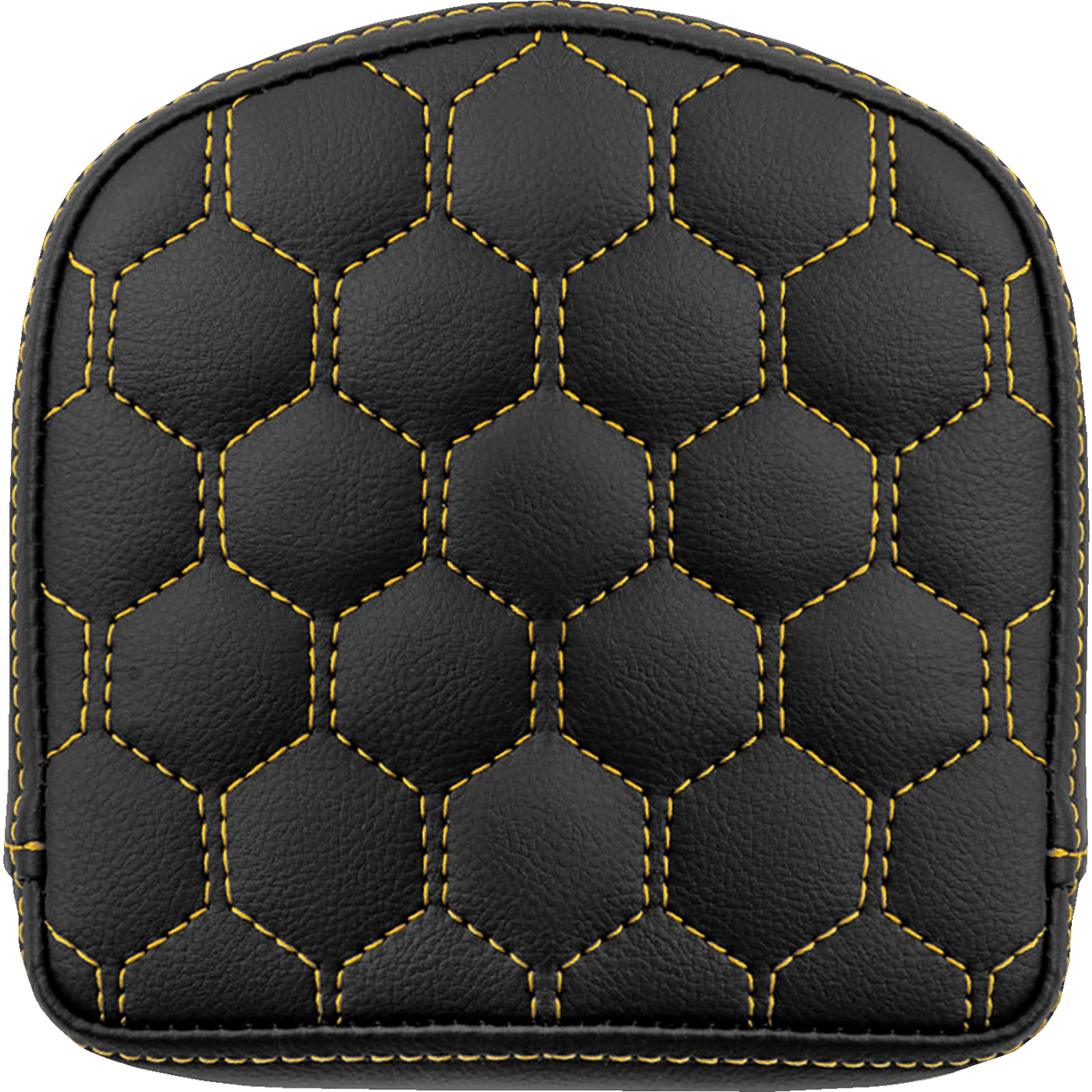 SADDLEMEN RoadSofa™ Sissy Bar Pad Honeycomb Gold Stitching 040849GOL