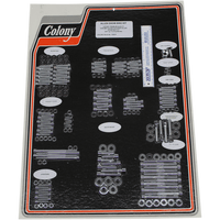 COLONY Bolt Kit Engine Chrome 1028P