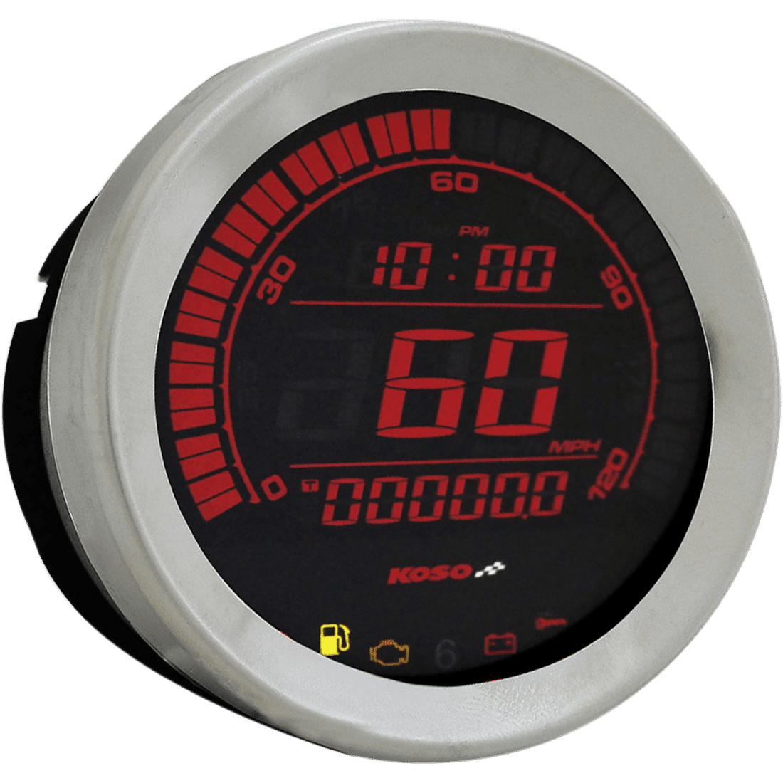 KOSO NORTH AMERICA 4" Speedometer Chrome