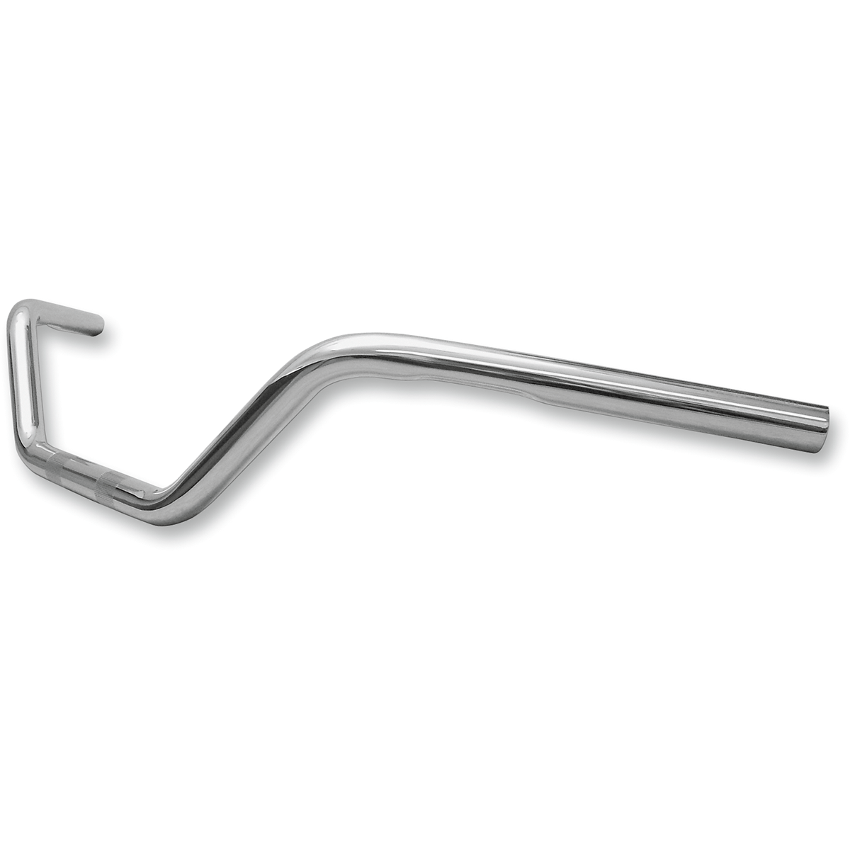 FLANDERS Handlebar Flat Track Knurled Dimpled Chrome 65008595