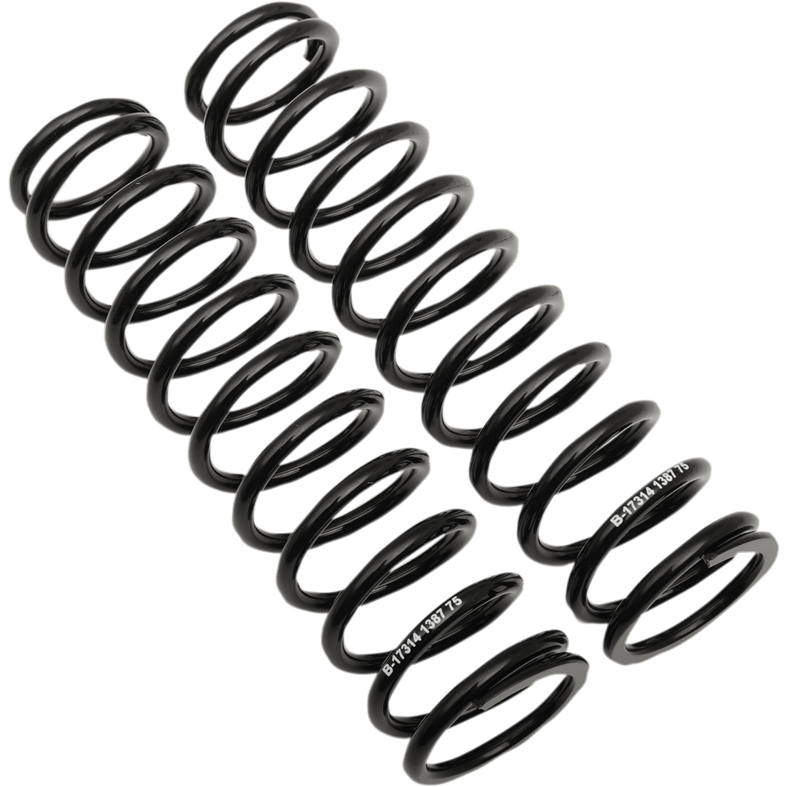 PROGRESSIVE SUSPENSION Shock Springs 12/412-Series Black 75 lb/in 031387B