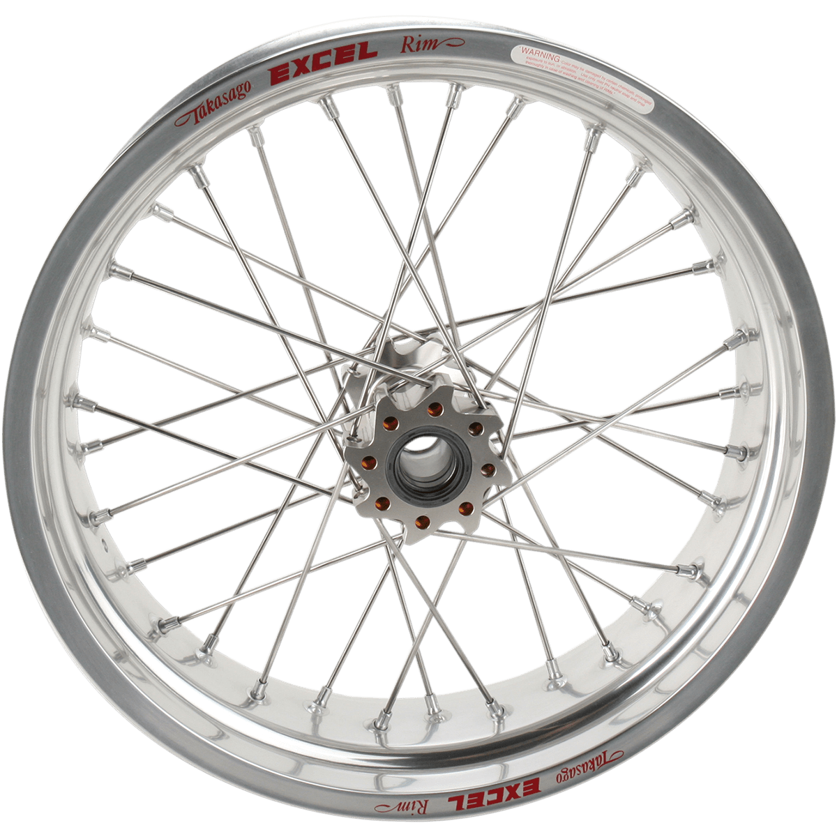 EXCEL Wheel Assembly Pro Series 32 Spoke Rear Silver Hub/Rim 17x4.25 2R7OS40