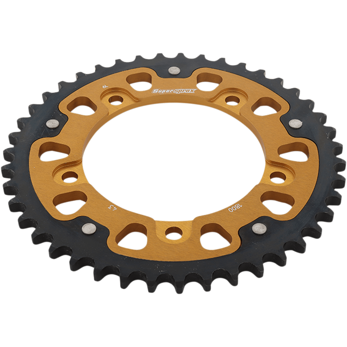 SUPERSPROX Stealth Rear Sprocket 43 Tooth Gold Suzuki/Triumph RST180043GLD