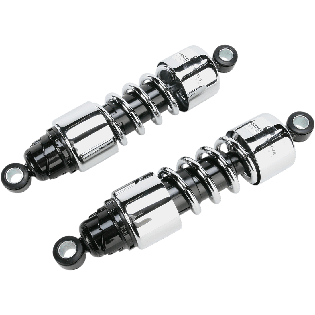 PROGRESSIVE SUSPENSION Shocks 412 Cruiser Series Chrome 11.5" Standard 4124257C