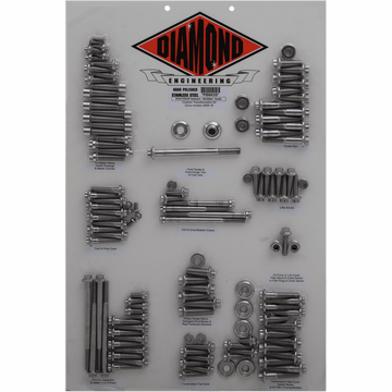 DIAMOND ENGINEERING Fastener Kit Custom/Transformation 12-Point Dyna PB663S