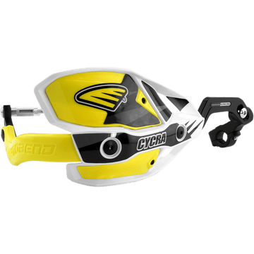 CYCRA Handguards Ultra White/Yellow 1CYC740755X