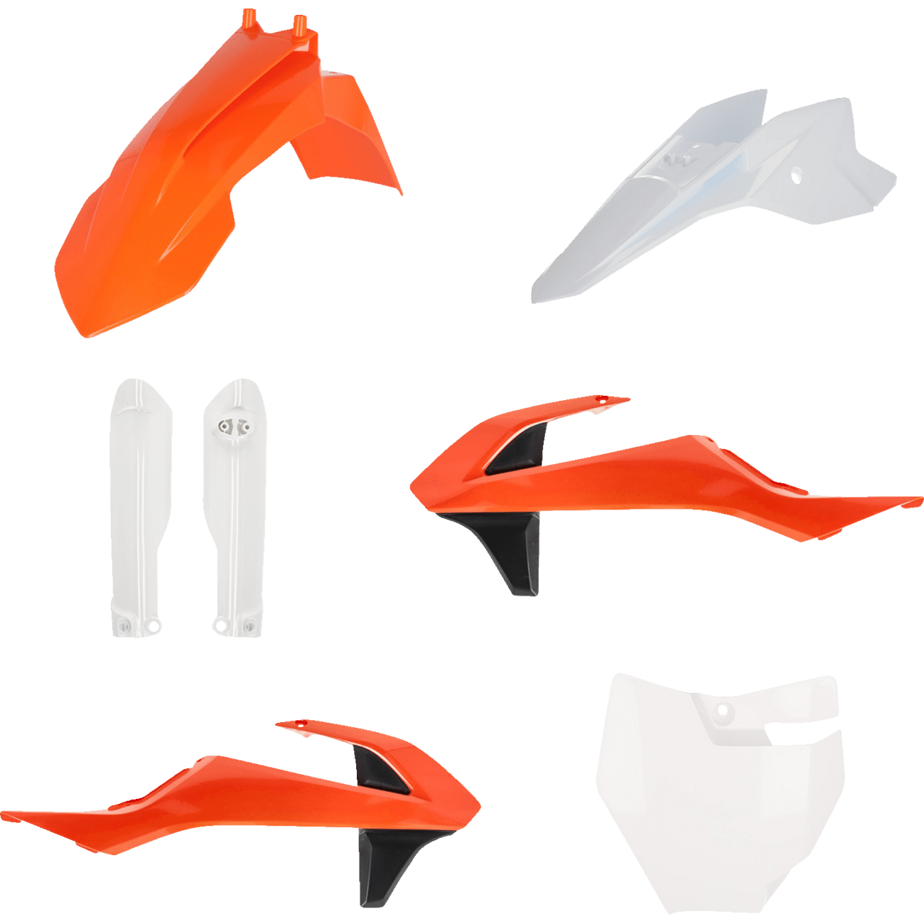 ACERBIS Full Replacement Body Kit OEM '16 Orange /White/Black 2980585135