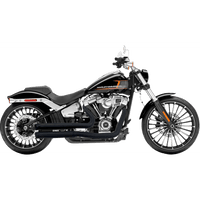 BASSANI XHAUST Pro Street Exhaust Black '18+ Softail 1S34DB