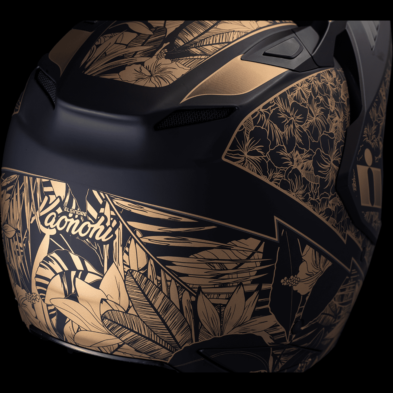 ICON Elsinore™ Helmet Kaonohi Black XS