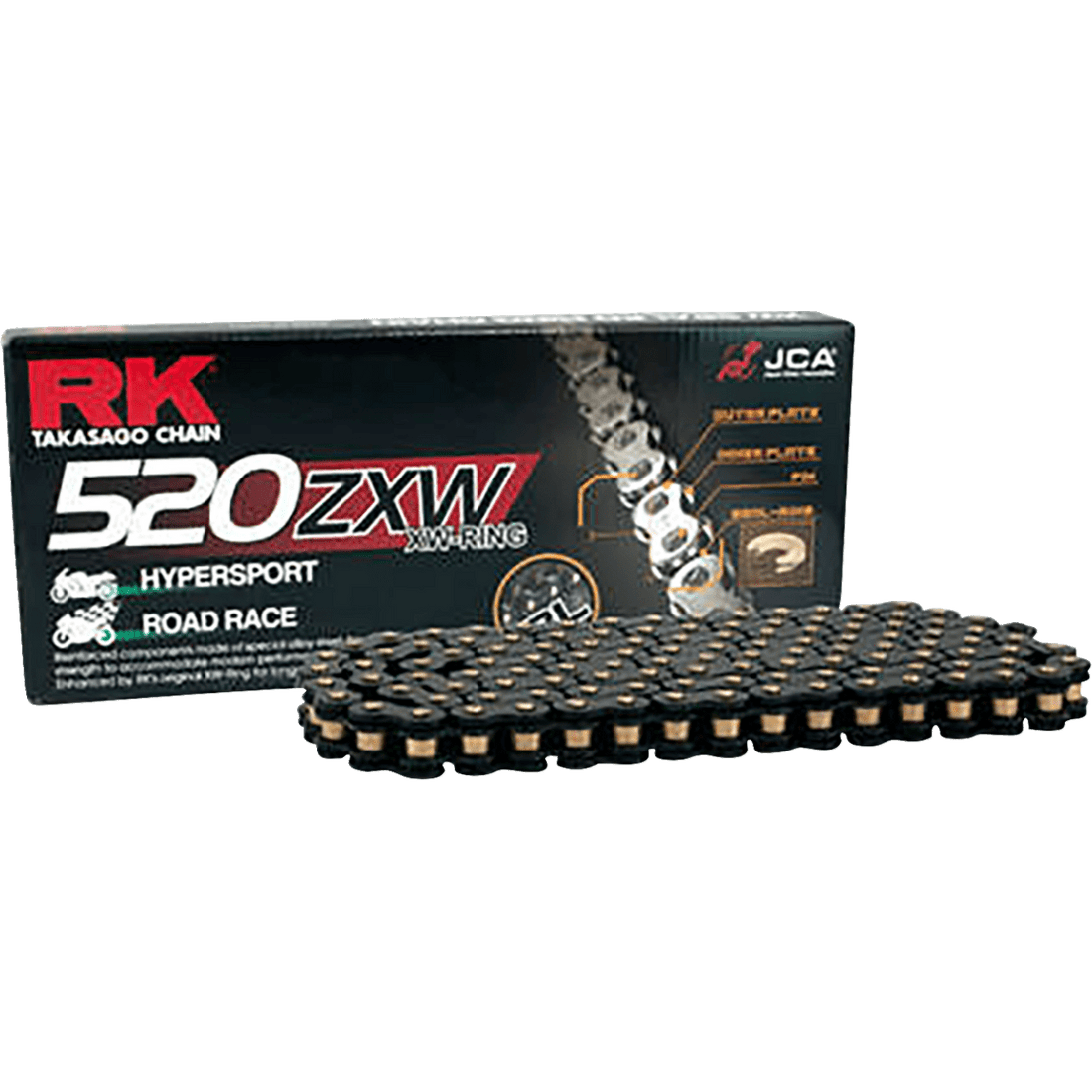 RK 520 ZXW Drive Chain 170 Links Black Scale BL520ZXW170