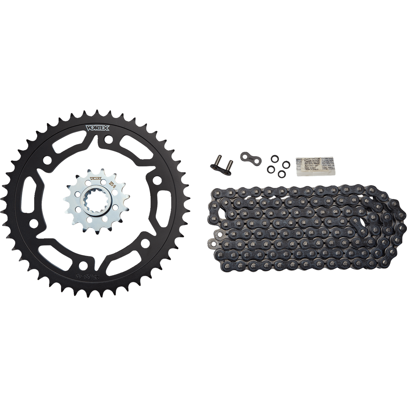 VORTEX Steel Chain Kit Black CK6345