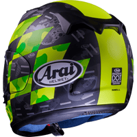 ARAI HELMETS Regent-X Helmet Patch Yellow Frost Small 010115828