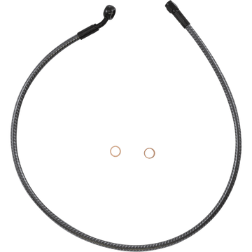 MAGNUM SHIELDING Brake Line Front 10 mm 35° 32" KARBONFIBR AS77132