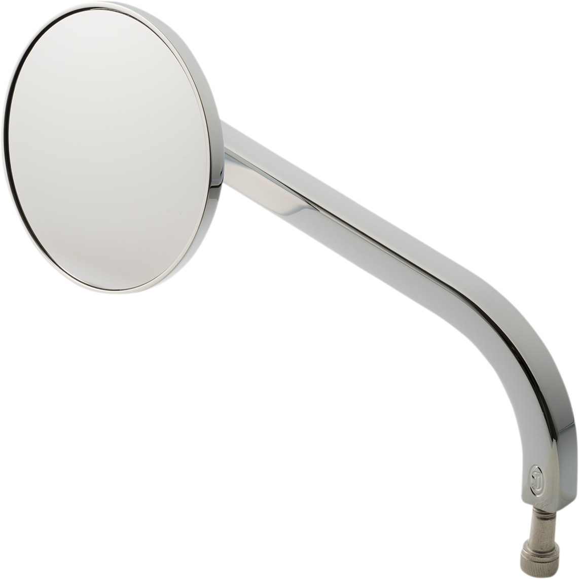 JOKER MACHINE Mirror No. 7 Standard Side View Round Chrome Left 030503L