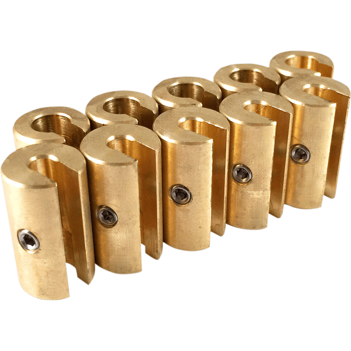 NO-MAR Wheel Weights Re-Usable 1-1/4 oz Brass 10 Pack