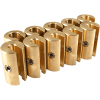 NO-MAR Wheel Weights Re-Usable 1-1/4 oz Brass 10 Pack