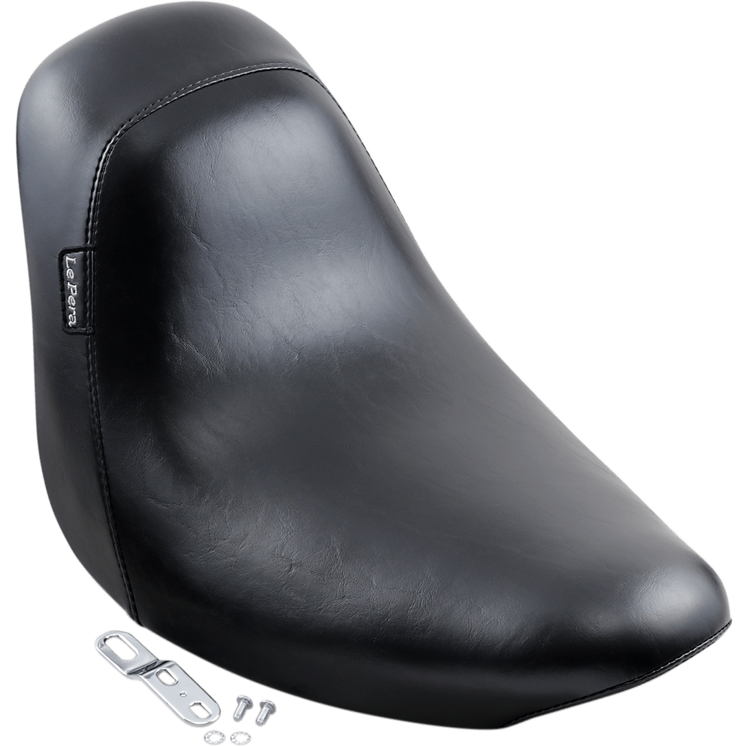 LE PERA Bare Bones Solo Seat Smooth Black FL/FX '06-'17 LK007