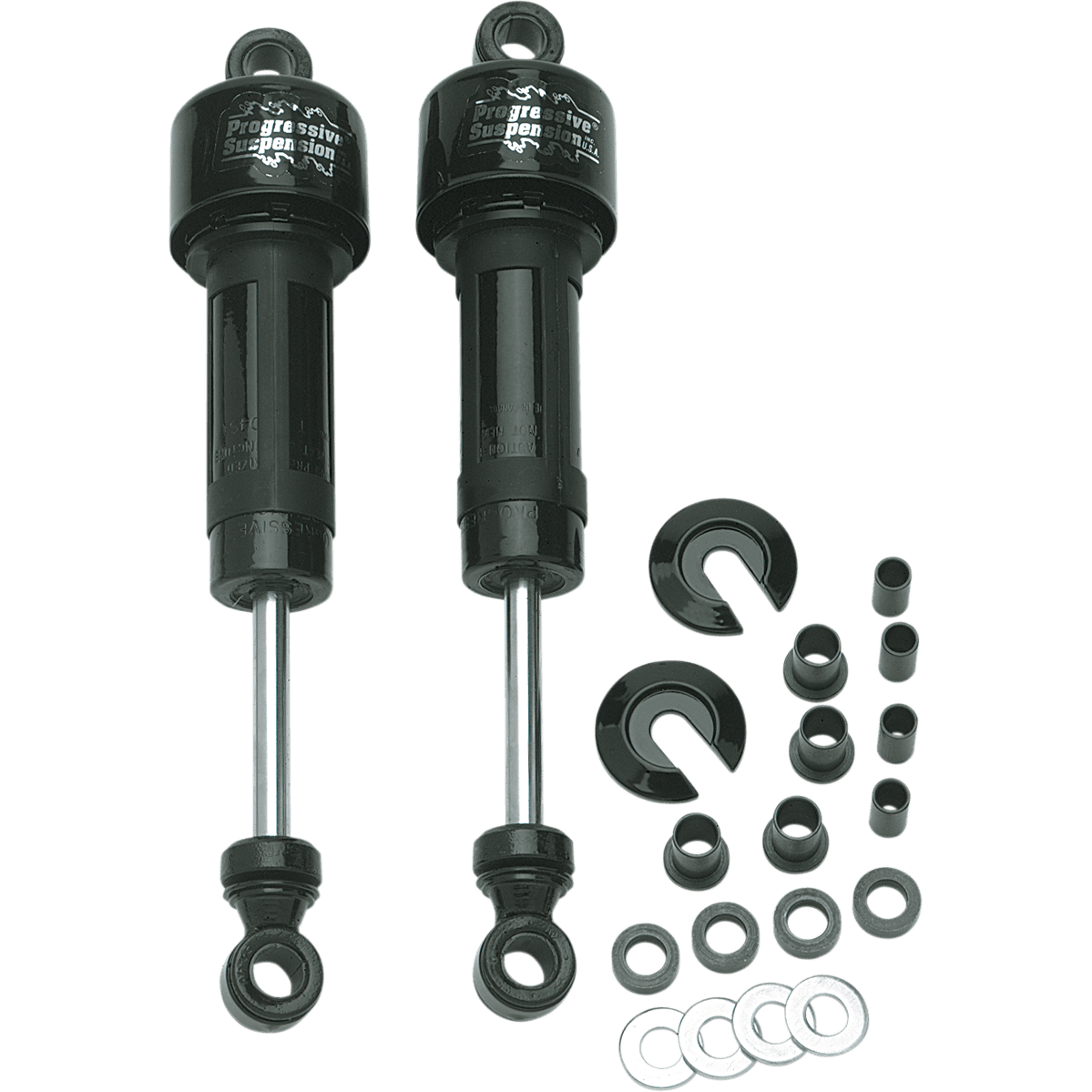 PROGRESSIVE SUSPENSION 12-Series Shocks w/out Springs Black 11.5" 121215BH