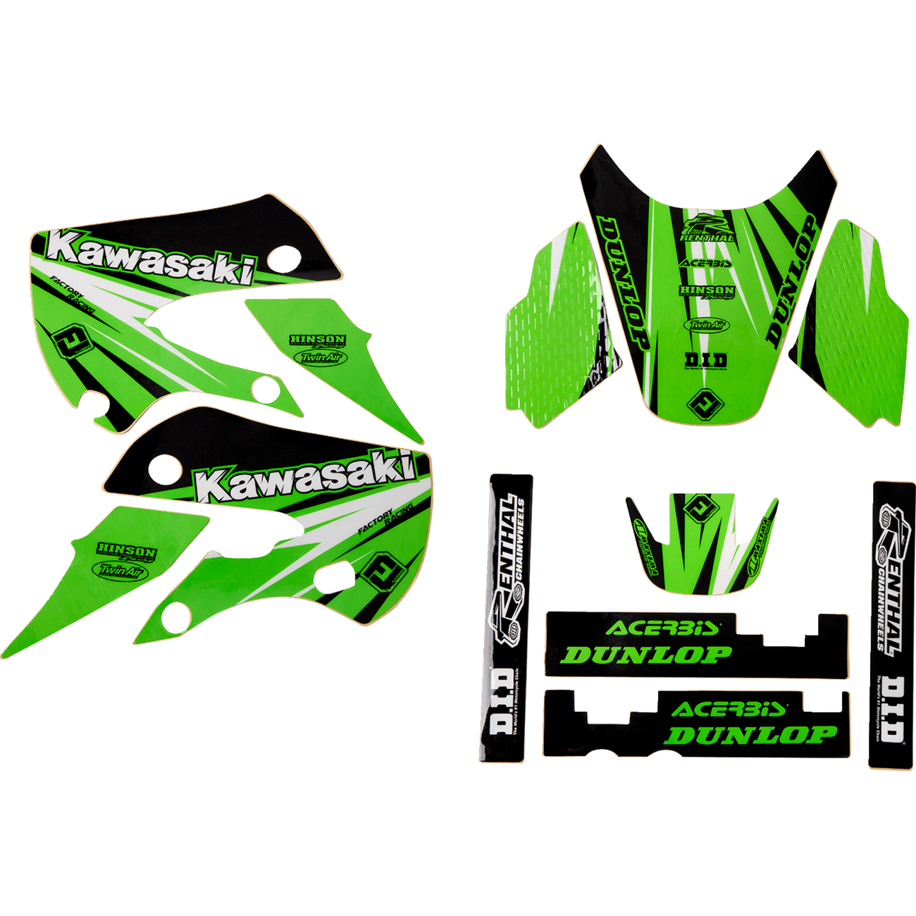 FLU DESIGNS INC. PTS 6 Graphic Kit KX 450F 21137