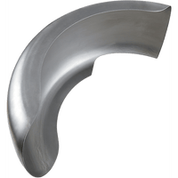 RUSS WERNIMONT DESIGNS Custom Rear Fender for Rigid Frames Left-Side Drive 11" W x 36.5" L 380309