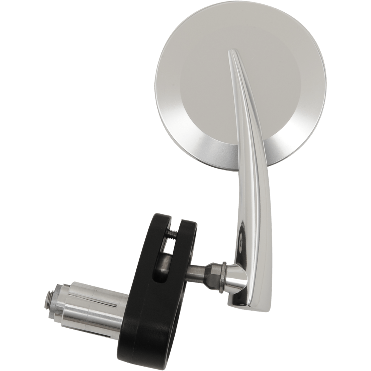 EMGO Mirror Side View Round Polished Left