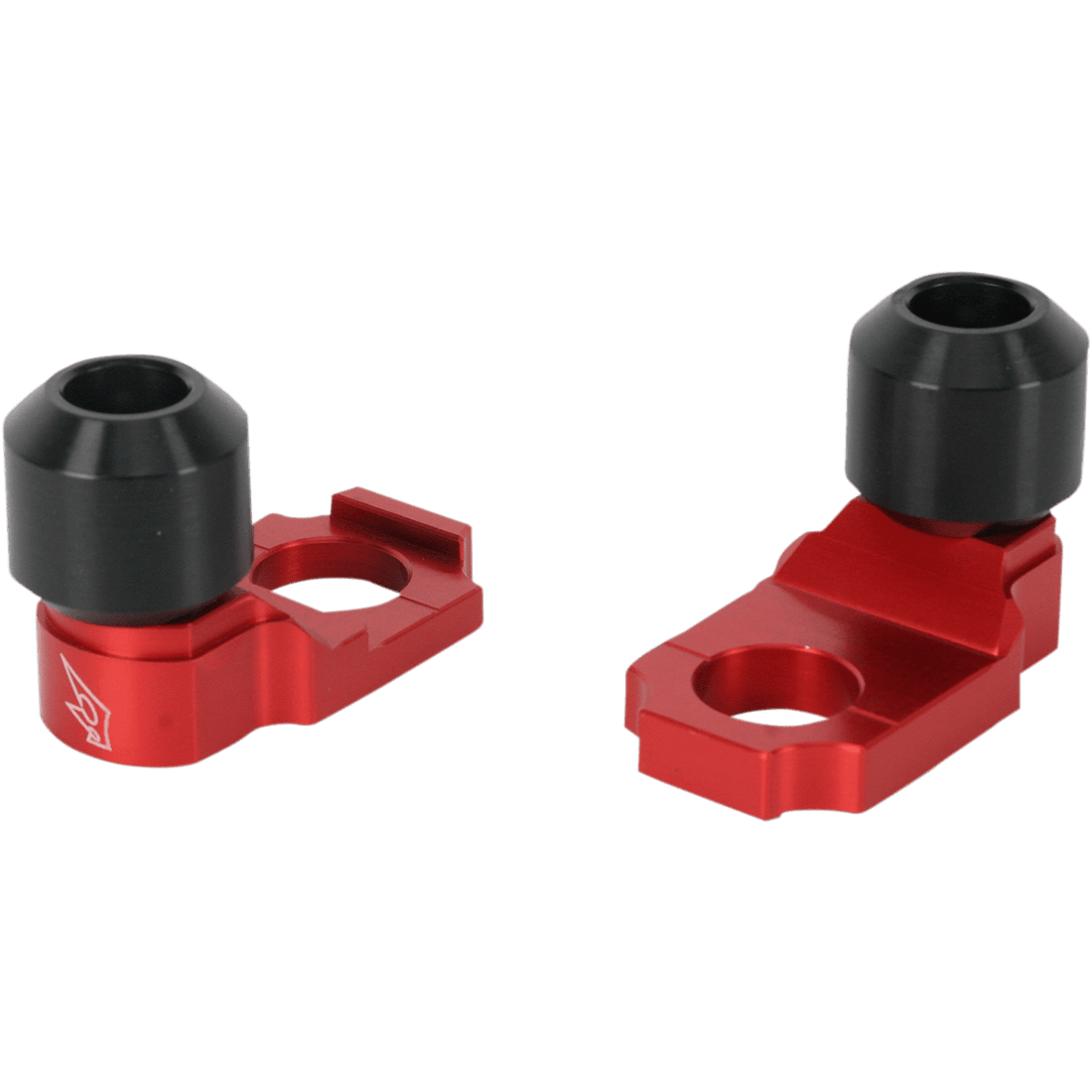 DRIVEN RACING Axle Block Sliders Kawasaki ZX-6R Red DRAX104RD