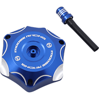 MOOSE RACING Aluminum Gas Cap Blue Yamaha