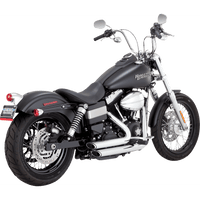 VANCE & HINES Shortshots Staggered Exhaust System Chrome 17327