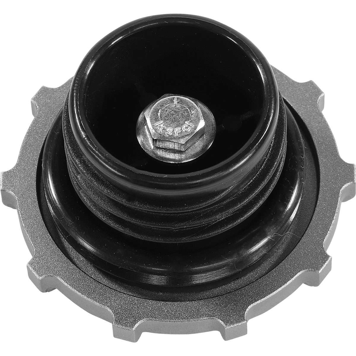 ARLEN NESS Vented Gas Cap 10 Gauge Titanium 701007