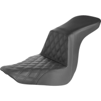 SADDLEMEN Step-Up Seat Front Lattice Stitch Black 81829192