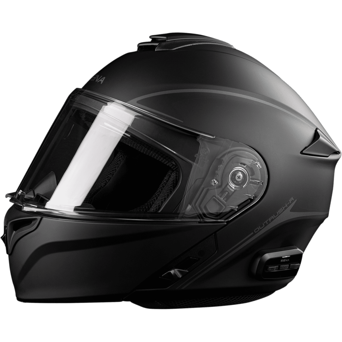 SENA Outrush R Helmet Black 2XL OUTRUSHRMBXXL3