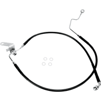 DRAG SPECIALTIES Brake Line Rear Black