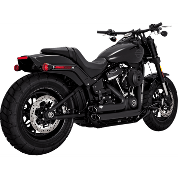 VANCE & HINES Shortshots Staggered Exhaust System Matte Black 47333