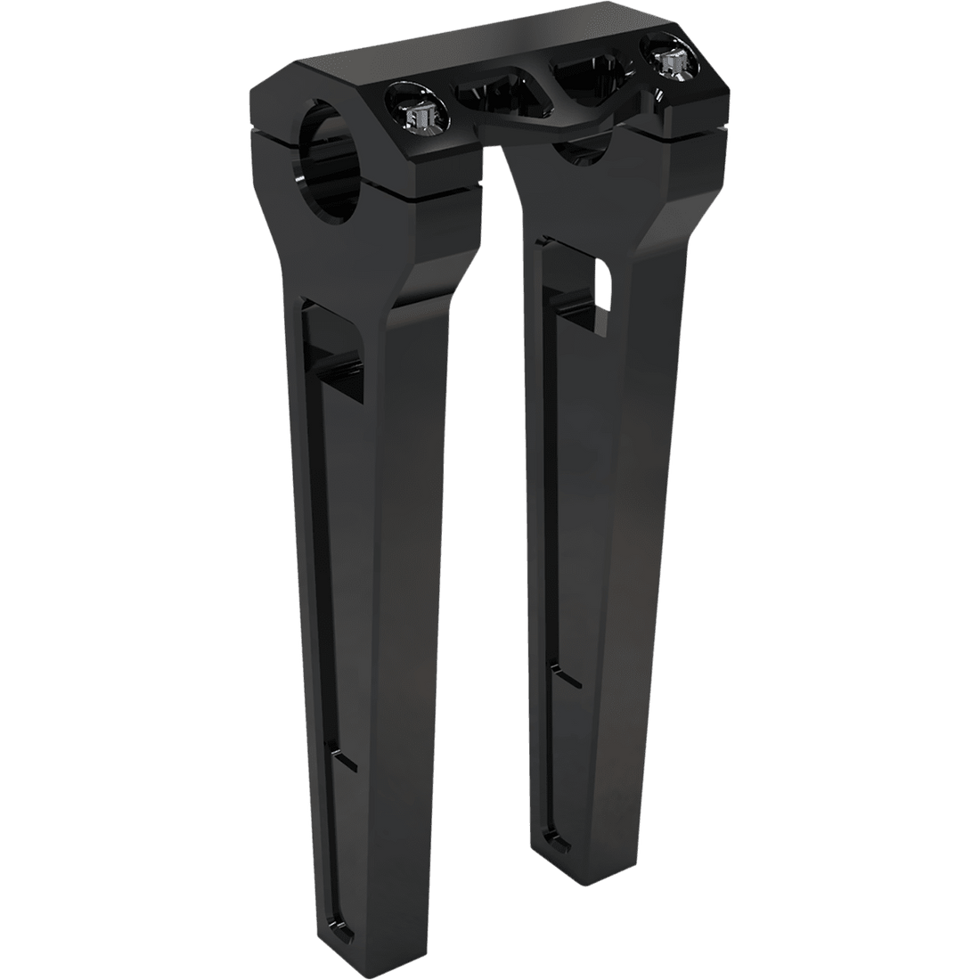 LA CHOPPERS Risers Straight 10" x 1-1/4" Black Anodized LA748010B