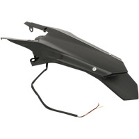 UFO Enduro Rear Fender with Light Black