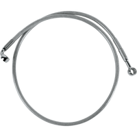 DRAG SPECIALTIES Brake Line Front (Upper) Stainless Steel