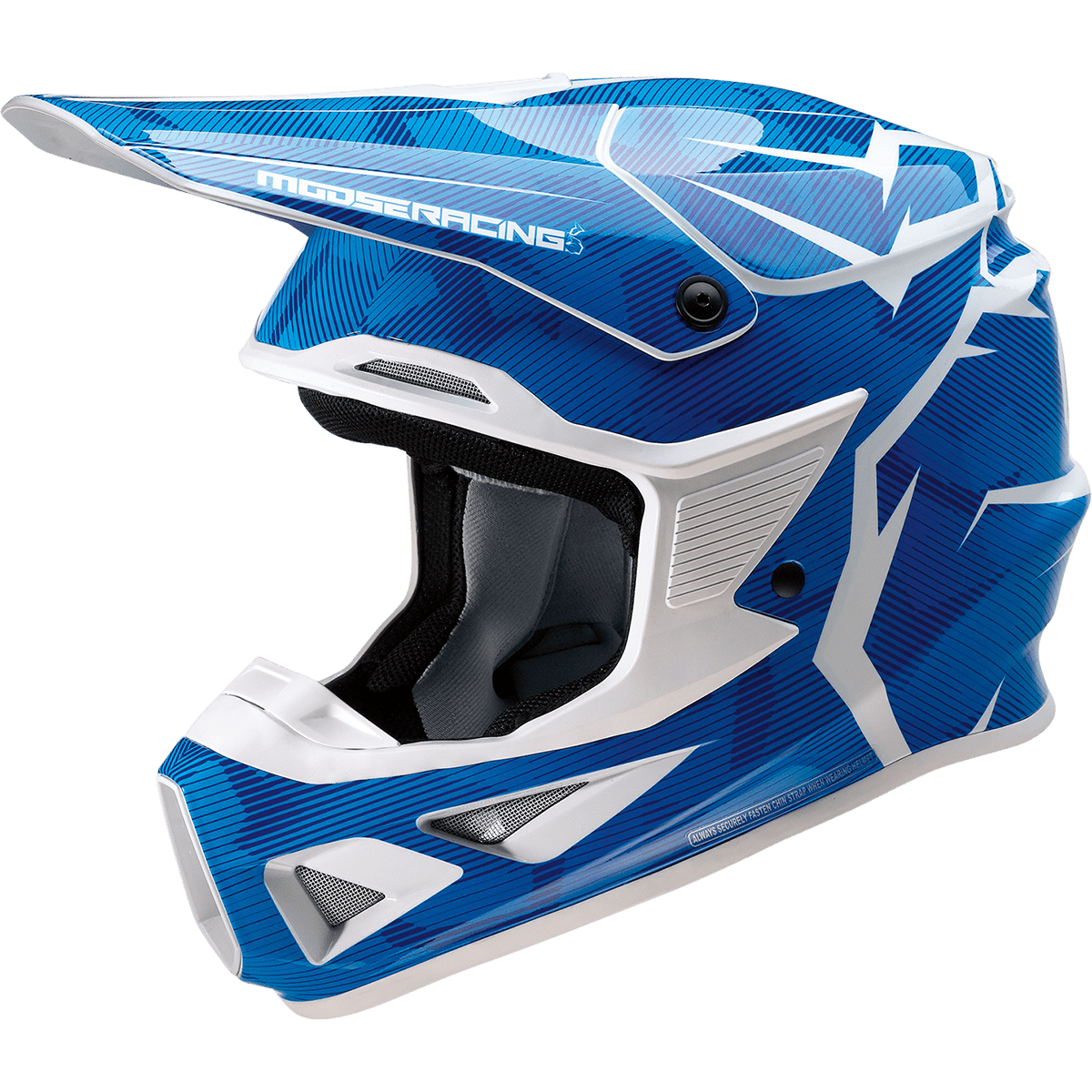 MOOSE RACING F.I. Helmet Agroid Camo MIPS® Blue/White XS 01107766