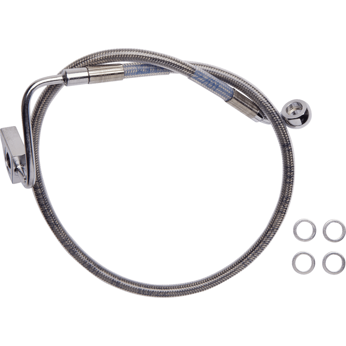 DRAG SPECIALTIES Brake Line Rear ABS Stainless Steel