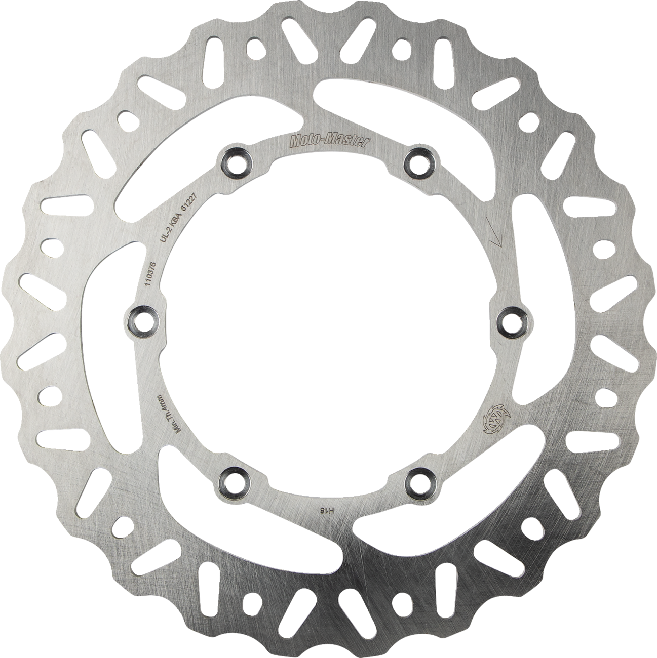 MOTO-MASTER Brake Rotor Rear Nitro 110376PU