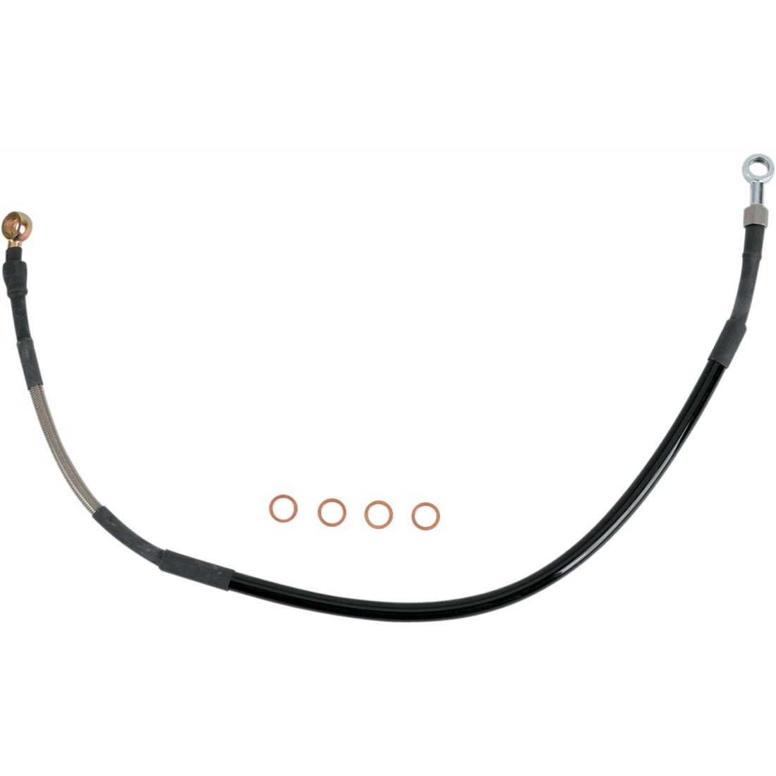 MOOSE RACING Brake Line Rear Stainless Steel Yamaha